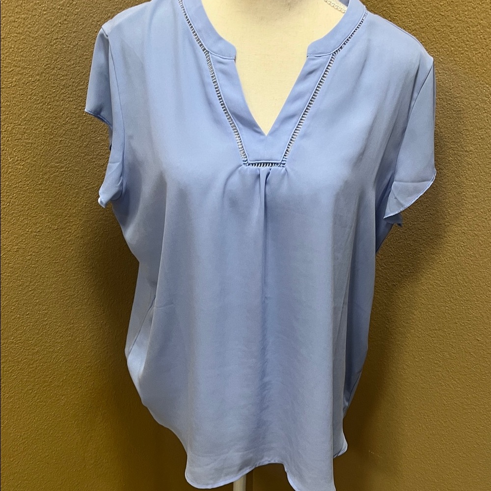 41 Hawthorn Sky Blue Blouse